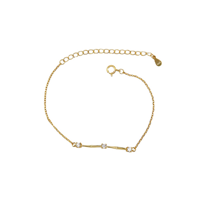 Plating 14k Gold Fine Chain Bracelet - csjewellery.net