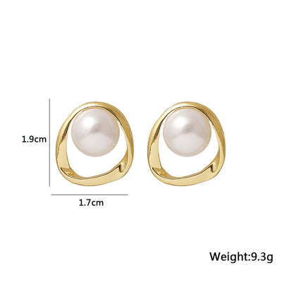 Imitation Pearl Earring - csjewellery.net