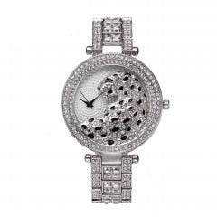 Crystal Diamond Leopard Quartz Watch
