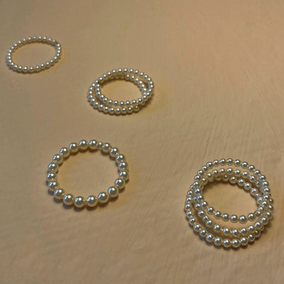 Natural Shell Pearl Rings - csjewellery.net