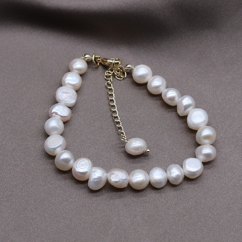 Natural Irregular Freshwater Pearl Necklace - csjewellery.net
